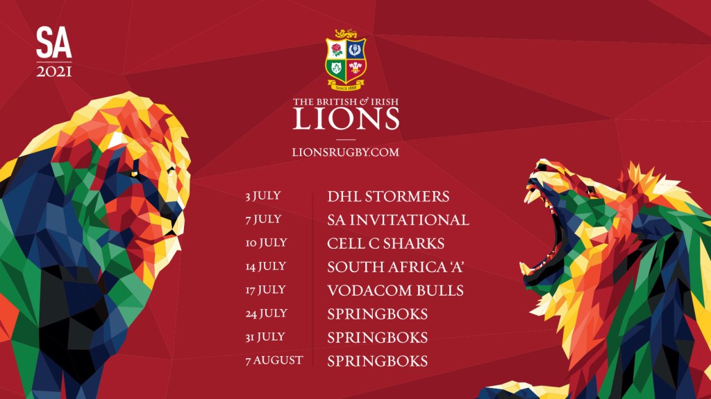 British lions tour 2021 Fixtures