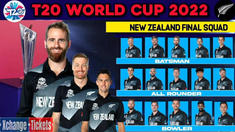 New Zealand T20 World Cup Squad.

